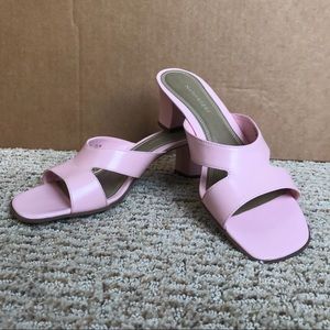 Leather Naturalizer Baby Pink Heel